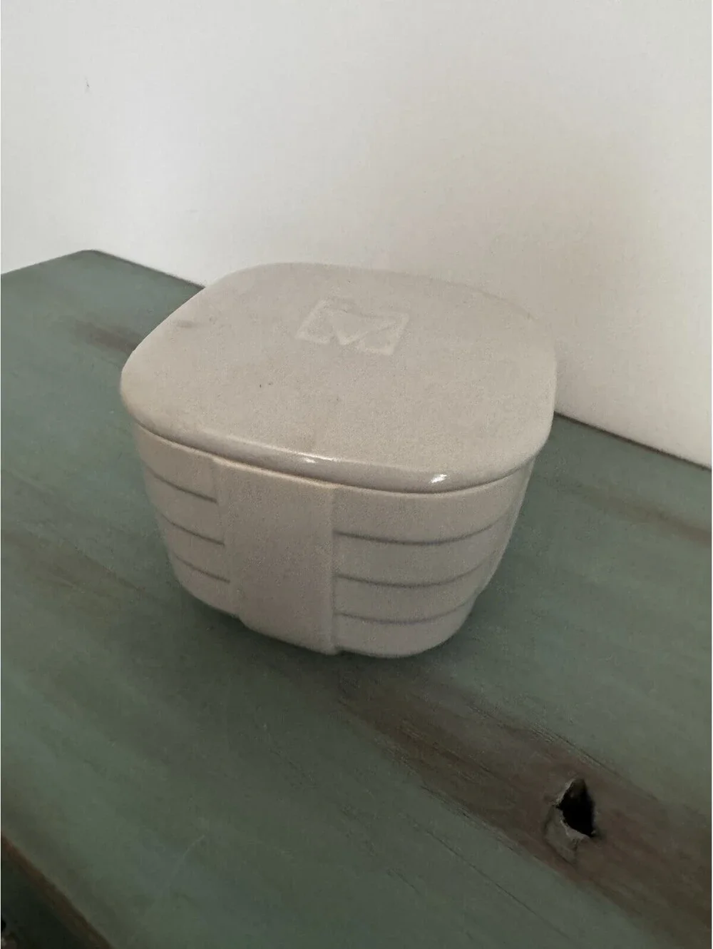 Vintage Hall Light Gray Square Hotpoint Refrigerator Jar 5